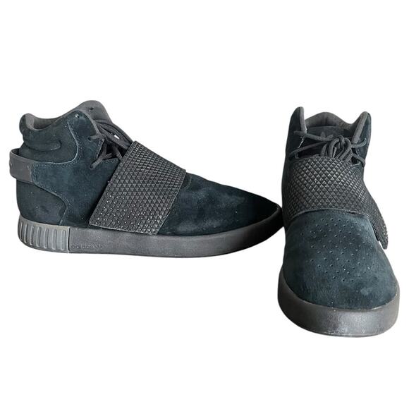 ADIDAS Originals Tubular Invader Strap Mens Hi Top Trainers Shoes Men’s Size 10 - Picture 3 of 10